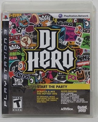 PS3 英文版 DJ 英雄 DJ HERO