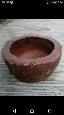古早期 紅磚胎 豬糟（15.5cmx29cm)