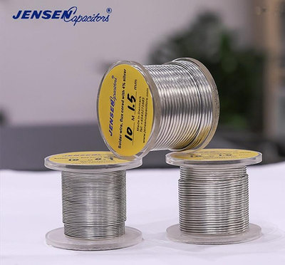 丹麥 Jensen 0.7mm 1.0mm  含銀焊錫 10米裝