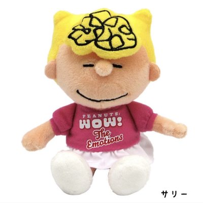 ❤Lika小舖❤限量供應現貨日本購入全新正版商品wow史努比好朋友玩偶娃娃布偶擺飾莎莉布朗Sally