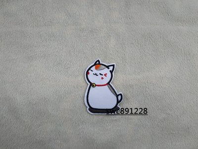 日式貓咪布貼、燙貼布、補丁、貓貼飾、DIY裝飾布飾、小貓電繡貼--B1041