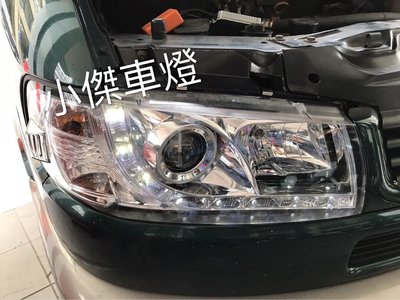 小傑車燈精品- 全新 福斯 VW T4 GP VR6 R8燈眉版 晶鑽 魚眼 大燈 頭燈