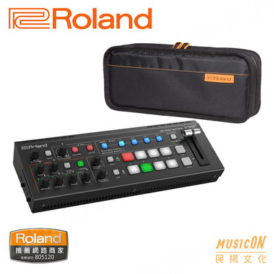 【民揚樂器】導播機 Roland V1HD+ 視訊 4軌HDMI+音量控制 高清視頻切換器 優惠加購原廠攜行袋