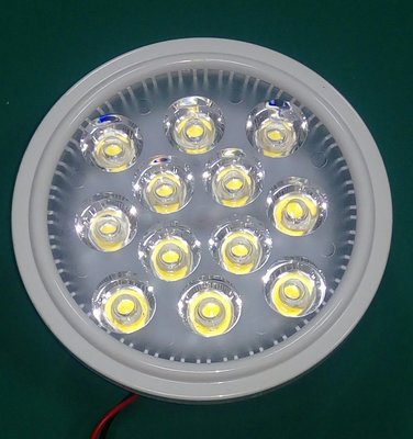 LED 崁燈 含變壓器 12W 12晶 全電壓 白光/4000K 高亮度