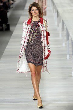 [我是寶琪] Chanel 紅格 tweed 外套