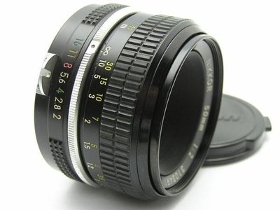 尼康 Nikon Non-Ai NIKKOR 50mm F2 標準定焦人像鏡頭 (三個月保固)