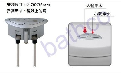 衛浴王 HCG 可參考 馬桶按鈕 雙按把手 三角按鈕 水箱蓋按鈕 馬桶另件 上按 二段式 省水