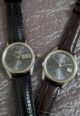 罕見美品（1970年代）停產 精工seiko高階天文臺(KS)5626-7040（紺青色錶盤）自動機械錶（無KS錶扣款)