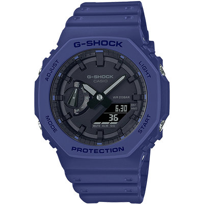 CASIO 卡西歐 G-SHOCK 八角農家橡樹雙顯手錶(GA-2100-2A)