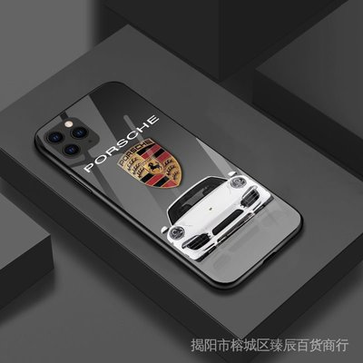 SUMEA 潮牌 保時捷 賓利 瑪莎拉蒂 跑車 蘋果 iphone 13 12 11 Pro Max 玻璃手機殼 XR XSm