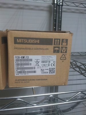 三菱 PLC FX3U-80MT/ES 盒裝新品