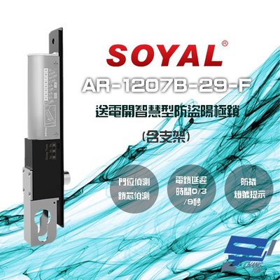 昌運監視器 SOYAL AR-1207B-29-F 埋入式陽極鎖 送電開 LED 含支架 不含歐式鎖芯
