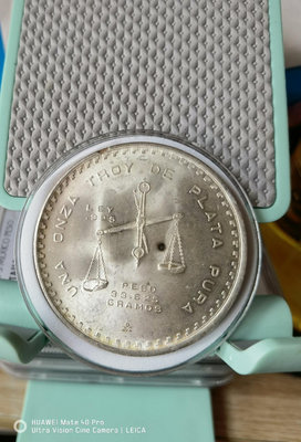 1980年墨西哥天平鑄幣機銀幣，1980年墨西哥銀幣，1比索