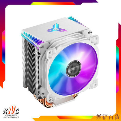 樂福百貨Jonsbo CR-1400 CPU 散熱器風扇白色 RGB Led 自換式 4 銅管 - 整箱