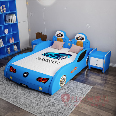 [紅蘋果傢俱] 跑車系列 JYS-021床架 跑車床 造型床 兒童床 跑車型床 軟包床 賽車床 超跑床