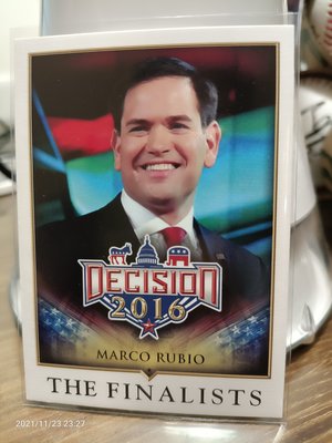 (記得小舖)2016 Decision Republican Governor Marco Rubio反共大將 現貨如圖