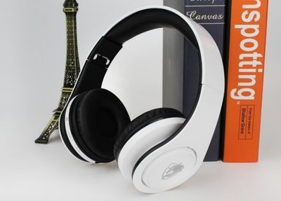 全新商品 耳機 頭戴式 摺疊耳罩式 耳機 立體聲MP3 電腦手機通用4.0 耳機 潮流 無線耳機 (黑/白)