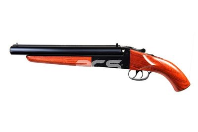 【BCS】FS 華山0521 MAD MAX 6mm 雙管散彈梨花木 瓦斯短管雙管散彈槍-FSG0521S606