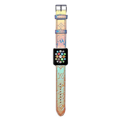 歐美 老花 蘋果錶帶 鐳射Apple watch錶帶1 2 3 4 5代腕帶，38mm 42mm 40mm 男女錶帶