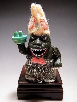 【 金王記拍寶網 】(常5) W5257 早期日製 老玩具 哥吉拉哥哥  噴火花玩具一隻 罕見稀少