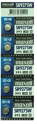 日本 Maxell 新版公司貨 1.5V 鈕扣電池 SR927SW 水銀電池 遙控電池
