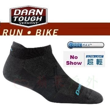 【Darn Tough】1763 黑色 COOLMAX【女襪】終身保固 戶外機能襪 100％美國製造 雪襪 跑步襪 單車