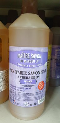 MAITRE SAVON 法國玫翠思 亞麻油黑肥皂(多用途清潔劑) 薰衣草 1L 最新到期日2026/4 單瓶價