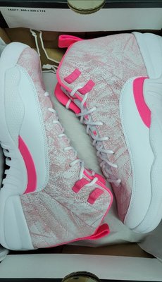 Nike Jordan 12 OG High 喬丹 AJ12 12代 喬12 Valentine 冰淇淋 復刻 2021 白粉 粉紅色 各尺寸 4.5Y 5Y