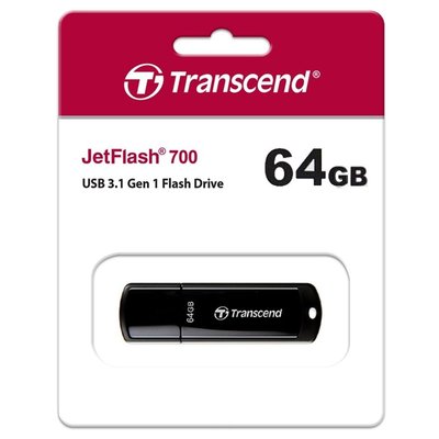 新莊民安 全新附發票 五年保 創見 JF700 黑色 64G USB3.0 隨身碟 高速隨身碟 另有16 32 128G