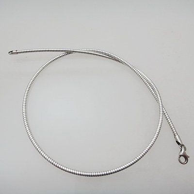小 西 洋 ☪ ¸¸.•*´¯` 英國製41公分純銀蛇形項鍊