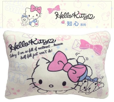 【優洛帕-汽車用品】Hello Kitty 知心系列 座椅頸靠墊 護頸枕 頭枕 午安枕 1入 PKTD009P-04