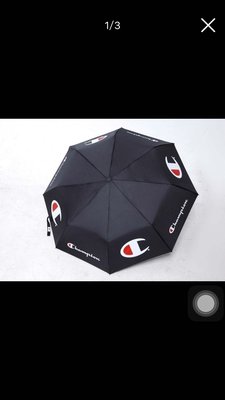 COOL x CHAMPION 滿版 LOGO 水壺（銀）+（黑）+折傘套組限量