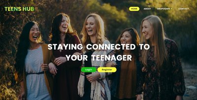 Teens Hub People Category 響應式網頁模板、HTML5+CSS3、網頁特效  #01058