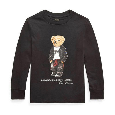 Polo Ralph Lauren 男大童/青年版熊熊長袖上衣 RL熊 polo bear polo熊