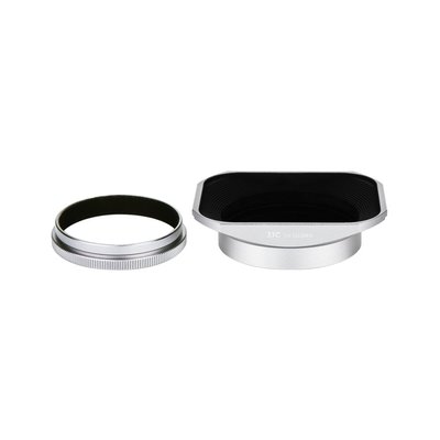 JJC富士X70 X100F X100S X100T X100遮光罩濾鏡轉接環方形可反裝可轉接49mmUV鏡金屬配件