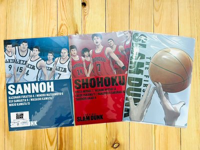 現貨 日本 灌籃高手 劇場版 THE FIRST SLAM DUNK 湘北高中 籃球隊 日版 A4資料夾組 共3款圖案