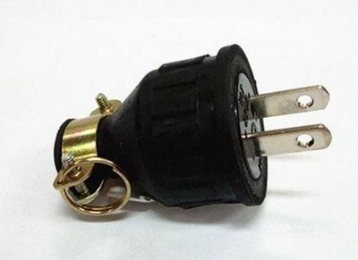 【水電達人】嶸光電器 橡膠插頭 H型 2P15A 125V WJ2215