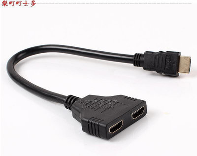 現貨HDMI分配器1進2出hdmi切換器HDMI分配線1分2一進二出一分二分配線