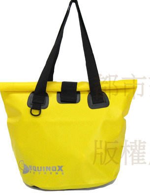 【露營趣】EQUINOX 防水 托特包 (黃色) 防水袋 肩背袋 手提袋 休閒包 海灘包 111127