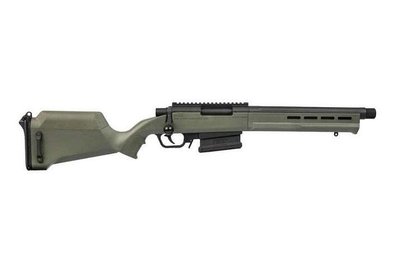 【BCS】AMOEBA AS02-OD 短版衝鋒狙擊槍 手拉空氣槍 綠色-ARESLAS02OD
