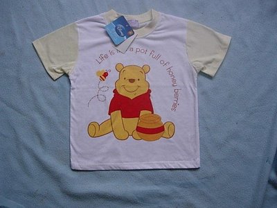 全新正品維尼小熊兒童T恤短袖上衣(120cm)