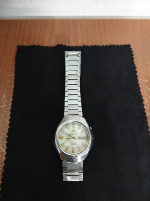 日本製 東方 Orient Crystal 雄獅 珍珠彩貝 立體時標 機械錶 古著 腕錶 手錶