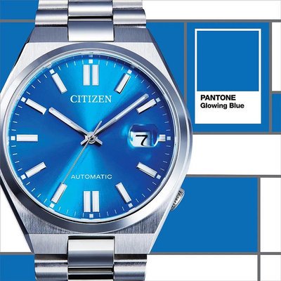 【高雄時光鐘錶】CITIZEN 星辰 NJ0158-89L PANTONE限定款 復古機械錶 炫光藍