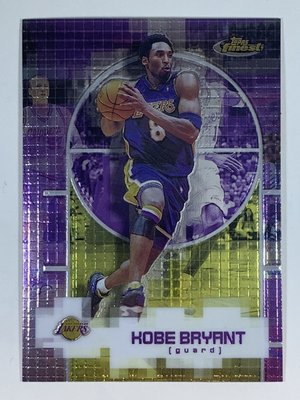 2000-01 Topps Finest #8 Kobe Bryant Los Angeles Lakers 品相佳