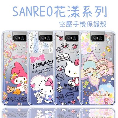 【Hello Kitty】華碩 ASUS ZenFone 6 (ZS630KL) 花漾系列 氣墊空壓 手機殼