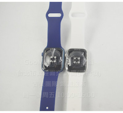 GooMea模型精仿含錶帶Apple蘋果Watch Series 7代41mm手錶Dummy展示樣品包膜上繳拍片拍戲假機