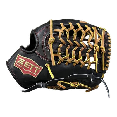 棒球帝國- ZETT 362系列全牛棒球手套 BPGT-36237 外野手用 黑色
