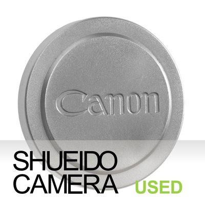 集英堂写真機【全國免運】實用品 CANON 42mm 早期金屬鏡頭前蓋 銀 LTM L39 LEICA 20264
