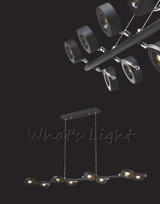 划得來LED燈飾~現代時尚居家 北歐風 48W 3000K黃光 LED放大鏡吊燈 簡約造型餐吊燈 會議桌吊燈 51462
