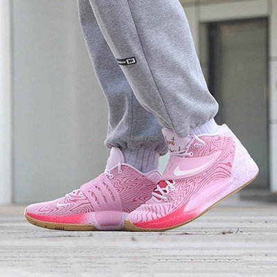 【正品】Nike KD 14 “Planet of Hoops” 杜蘭特14代粉紅男子籃球鞋DC9380-600男鞋[上井正品折扣店]